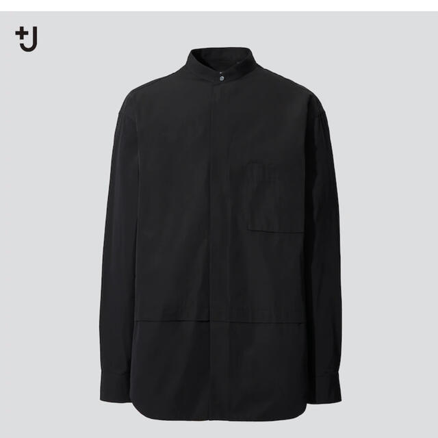 UNIQLO +J スーピマコットンオーバーサイズシャツ BLACK Lサイズ