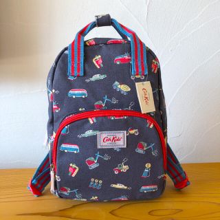 キャスキッドソン(Cath Kidston)のキャスキッドソン ミディアムリュック キッズ　新品　車　ガレージ(リュックサック)