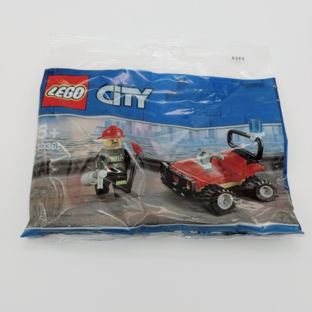 Lego(レゴ)の【3個セット】レゴシティ　ミニセット　スカイポリス　ポップコーン屋　消防バキー キッズ/ベビー/マタニティのおもちゃ(積み木/ブロック)の商品写真