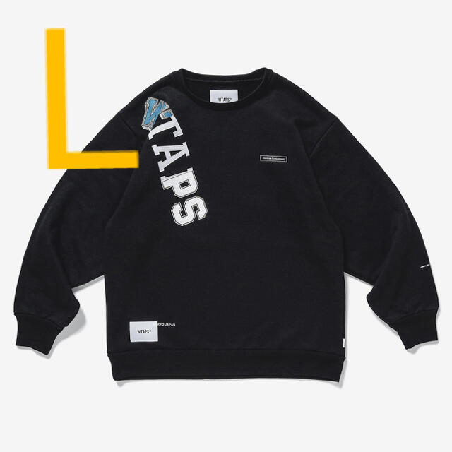 ブラックサイズWTAPS KATZ / CREW NECK / COPO