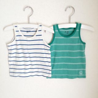 ベビーギャップ(babyGAP)の白ボーダーのみ単品です。(Tシャツ/カットソー)