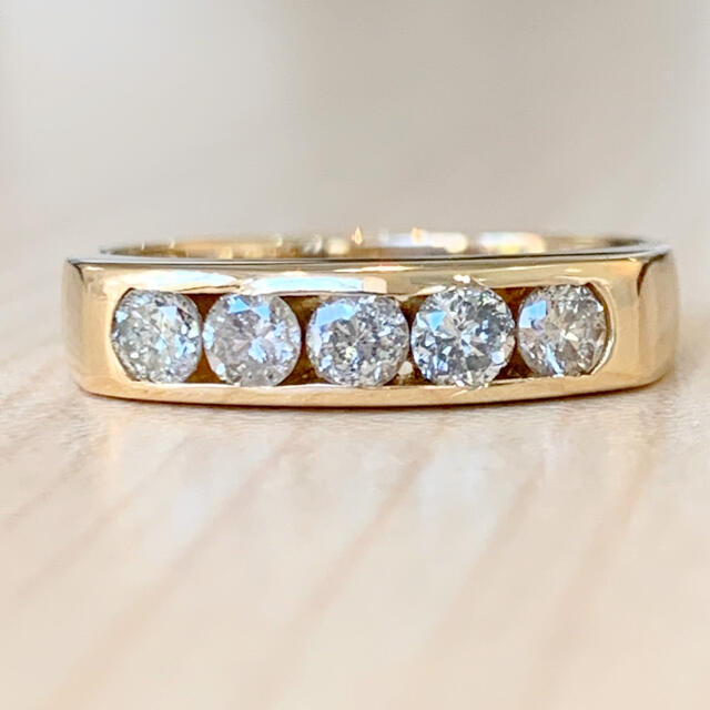 ビブラント✨合計0.5ct✨ダイヤモンド❣️ダイヤ K18 18金 リング 指輪