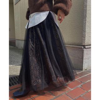 Ameri VINTAGE - Ameri VINTAGE CURTAIN LACE TULLE SKIRTの ...