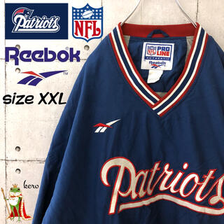 【激レア】90s リーボック NFL プロライン プルオーバー ジャケット 刺繍