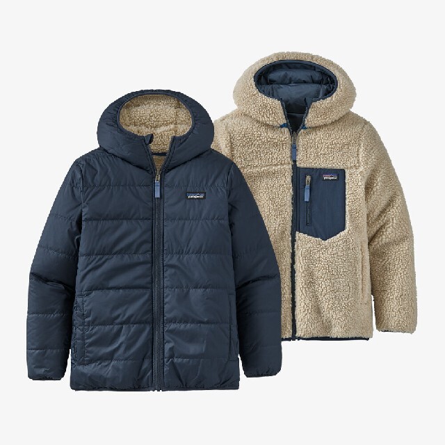 patagonia(パタゴニア)のパタゴニア　リバーシブル　ジャケット　キッズ キッズ/ベビー/マタニティのキッズ服男の子用(90cm~)(ジャケット/上着)の商品写真