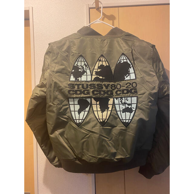 STUSSY(ステューシー)のstussy cdg ma-1 bomber jacket 即配送m メンズのジャケット/アウター(ブルゾン)の商品写真