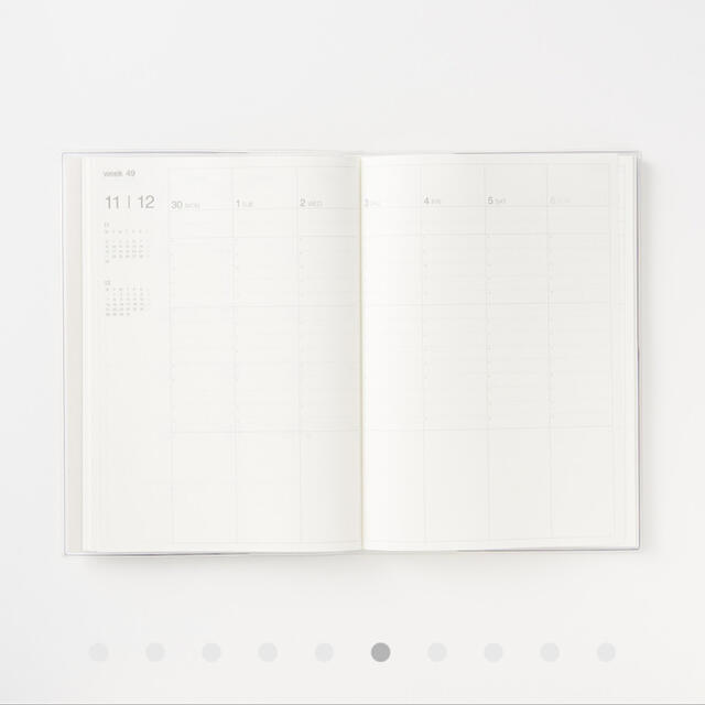 MUJI (無印良品)(ムジルシリョウヒン)の【値下】無印良品 2021 手帳 インテリア/住まい/日用品の文房具(カレンダー/スケジュール)の商品写真