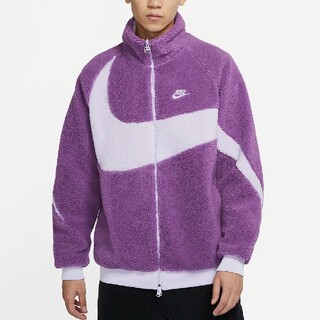NIKEボアジャケット新色紫✕白Mサイズ
