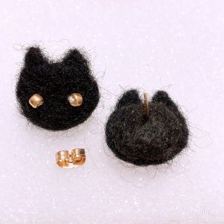 【試作品、最安値】ネコピアス(ピアス)