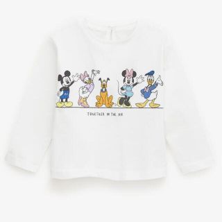 ザラキッズ(ZARA KIDS)のZARA  kids baby Disney 長袖Tシャツ　104cm(Tシャツ/カットソー)