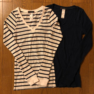 デュラスアンビエント(DURAS ambient)のワッフルTシャツ　長袖 2枚セット(Tシャツ(長袖/七分))
