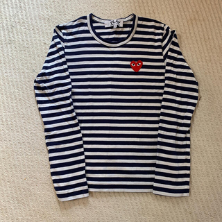 コムデギャルソン(COMME des GARCONS)のコムデギャルソン　play 美品　S ロンティー(Tシャツ(長袖/七分))