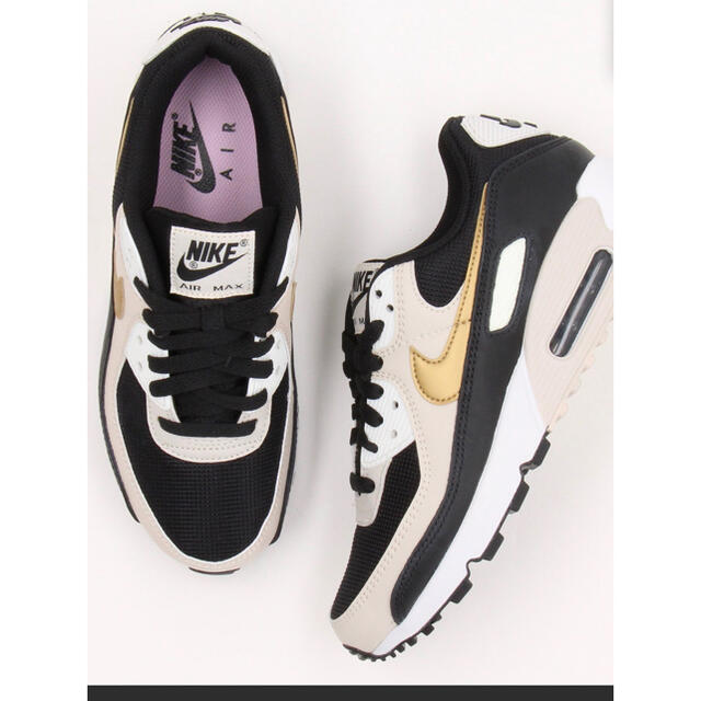 NIKE AIR MAX 90 24.5ナイキ エア マックス 90 ベージュ | フリマアプリ ラクマ