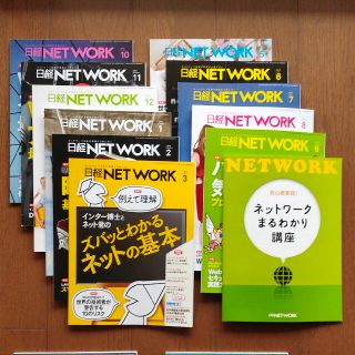 ニッケイビーピー(日経BP)の日経NETWORK 2013.5号〜2016.3号 と付録冊子　計36冊(専門誌)