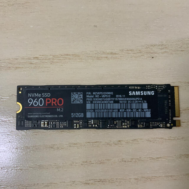 NVMe SSD 960 PRO Samsung