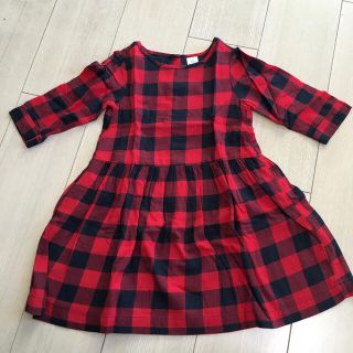 ベビーギャップ(babyGAP)のチェックワンピース　4歳　GAP(ワンピース)