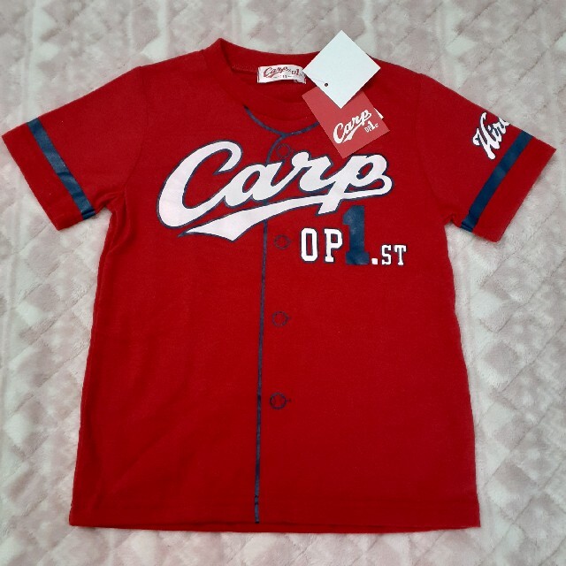 【新品タグ付】carp 半袖Tシャツ　110cm キッズ/ベビー/マタニティのキッズ服男の子用(90cm~)(Tシャツ/カットソー)の商品写真