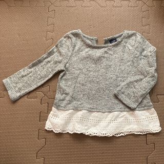 ベビーギャップ(babyGAP)の【baby gap】長袖　トップス　80(シャツ/カットソー)