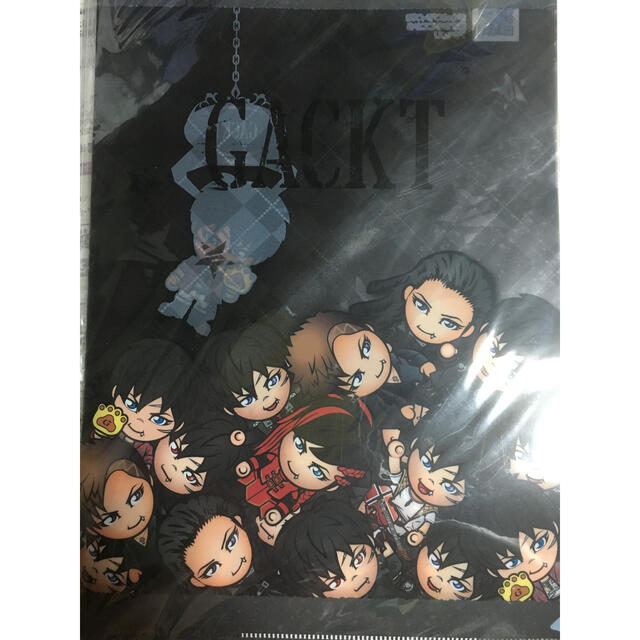 がくっちクリアファイル(GACKT) エンタメ/ホビーのタレントグッズ(ミュージシャン)の商品写真