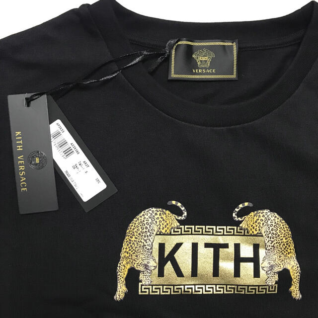 新品 KITH × VERSACE キス ヴェルサーチ コラボロゴTシャツ