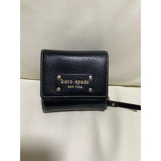 ケイトスペードニューヨーク(kate spade new york)のケイトスペード kate spade 三つ折財布 黒(財布)