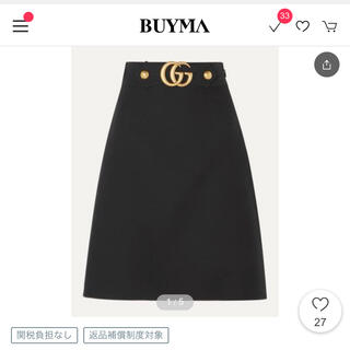 グッチ(Gucci)のグッチ　GGモーメント　スカート定価10万円(ひざ丈スカート)