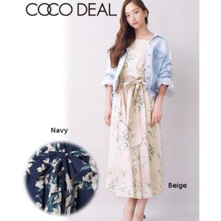 ココディール(COCO DEAL)のCOCO DEAL 花柄ロングワンピース(ロングワンピース/マキシワンピース)