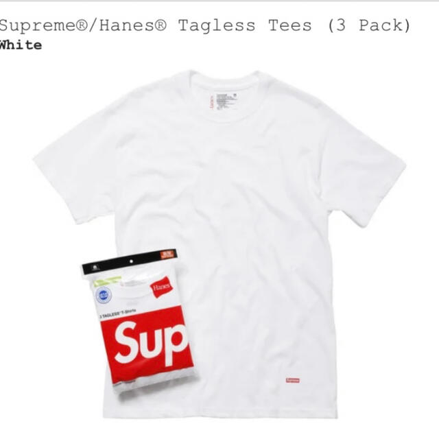 Supreme(シュプリーム)のsupreme /Hanes Tシャツ メンズのトップス(Tシャツ/カットソー(半袖/袖なし))の商品写真