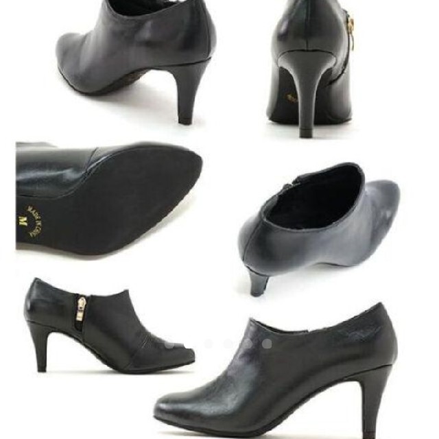 週末価格セスト未使用黒アンクルブーティ－ レディースの靴/シューズ(ブーティ)の商品写真