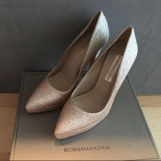 ビーシービージーマックスアズリア(BCBGMAXAZRIA)のBCBGMAXAZRIA wedding ラメグラデーションパンプス(ハイヒール/パンプス)