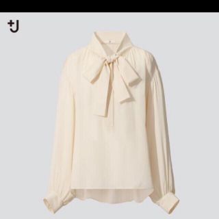 ユニクロ(UNIQLO)のジルサンダー　シルク　ブラウス(シャツ/ブラウス(長袖/七分))