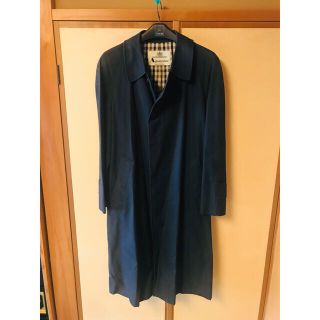 アクアスキュータム(AQUA SCUTUM)のAquascutum アクアスキュータム ロングコートトレンチコート 紺色ネイビ(トレンチコート)