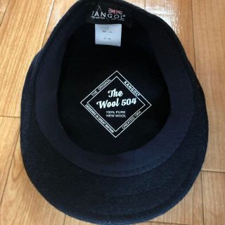 カンゴール(KANGOL)のKANGOL WOO504 BLACK/GOLD(ハンチング/ベレー帽)