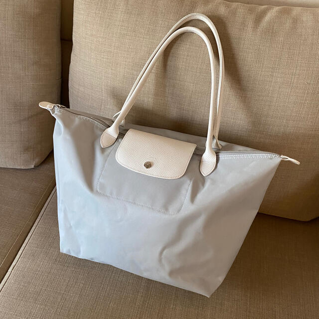 LONGCHAMP ロンシャン プリアージュ トートバッグ 白