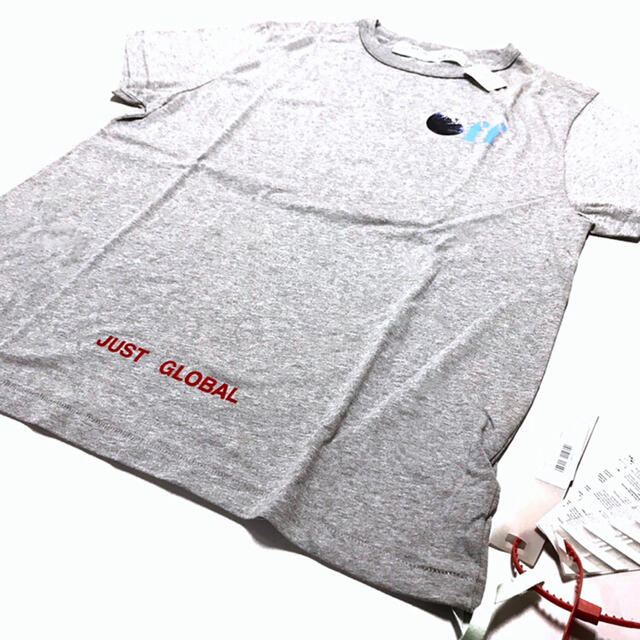 新品 KITH × OFF-WHITE キス オフホワイト コラボロゴTシャツメンズ