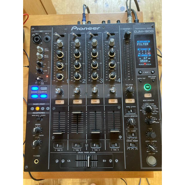 美品　Pioneer DJミキサー　DJM-800DJミキサー