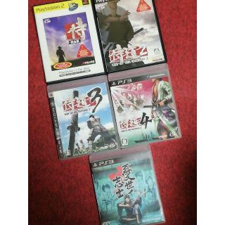 侍道、侍道2、侍道3、侍道4、憂世ノ志士　合計5本(家庭用ゲームソフト)