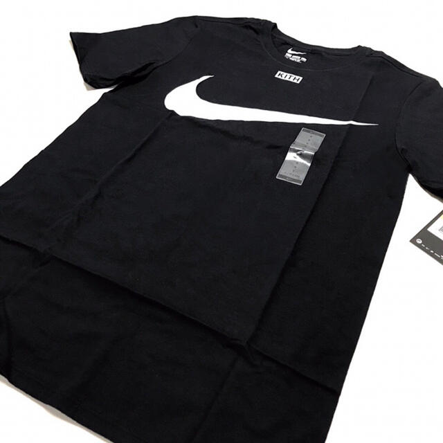 新品 KITH × NIKE スウーシュ ロゴTシャツ ホワイトメンズ