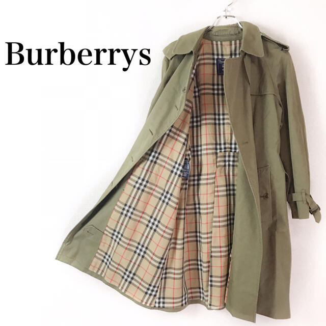 【新品本物】 BURBERRY - オールドバーバリー ダブル トレンチコート ノバチェック レディース M相当 ロングコート - www