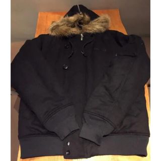 シュプリーム(Supreme)のSupreme Wool N-2B Jacket L Black ダウンma-1(ミリタリージャケット)