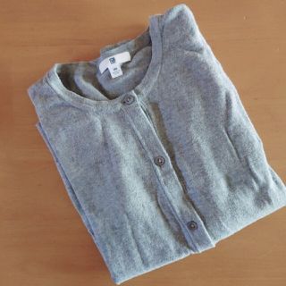 ユニクロ(UNIQLO)のユニクロ カーディガン グレー 140(カーディガン)