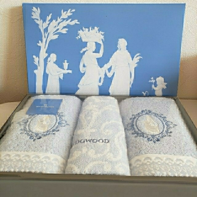 WEDGWOOD(ウェッジウッド)のWEDGWOOD フェイスタオル ウォッシュタオル インテリア/住まい/日用品の日用品/生活雑貨/旅行(タオル/バス用品)の商品写真