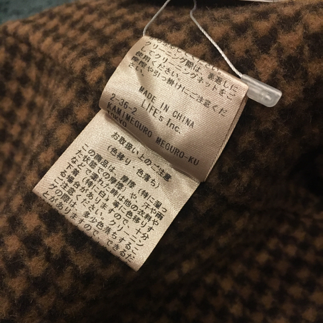 ☆新品未使用☆TODAYFUL Over Check Coat 38 ☆新品未使用☆TODAYFUL Over Check Coat 38