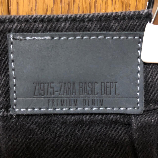 ZARA(ザラ)の[ZARA]プレミアム デニムスカート ブラック系 レディースのスカート(ミニスカート)の商品写真