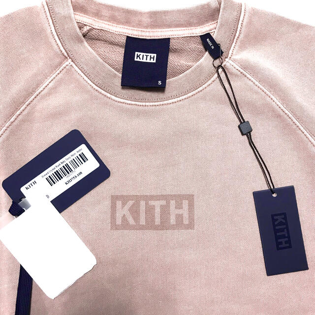 新品 KITH キス クラシックボックスロゴ ロングスリーブTシャツ インディゴ