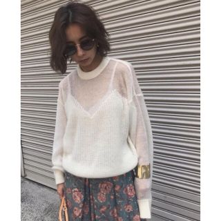 アメリヴィンテージ(Ameri VINTAGE)のAmeri❤︎BUSTIER PATTERN KNIT SET(ニット/セーター)