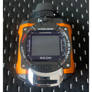 リコー(RICOH)のRICOH アクションカメラ　WG-M1 オレンジ(コンパクトデジタルカメラ)