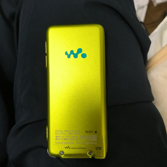 WALKMAN(ウォークマン)のウォークマン　NW-S754K スマホ/家電/カメラのオーディオ機器(ポータブルプレーヤー)の商品写真