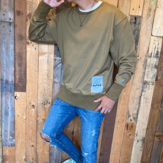 ルーカ(RVCA)の西海岸系☆LUSSO SURF LSフィンセーター　スウェット　Mサイズ☆(スウェット)