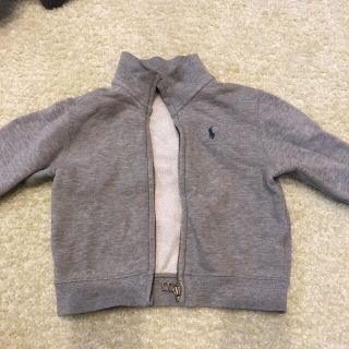 ポロラルフローレン(POLO RALPH LAUREN)のジップありパーカー　キッズ  80 polo byralph lauren(トレーナー)